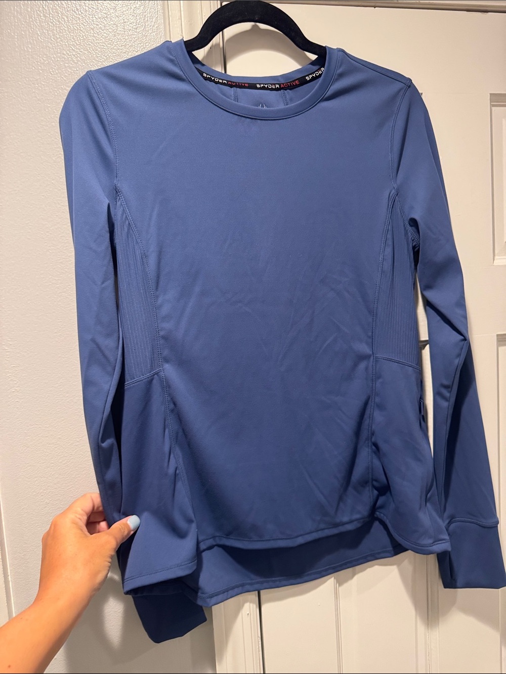 Spyder Women's Long Sleeve Performance Top - Dusty Blue